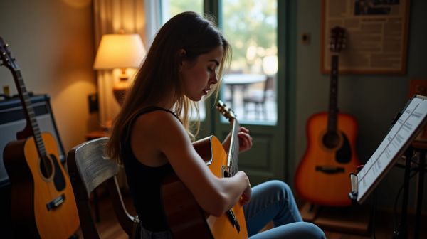 Comment progresser à la guitare avec des cours à Marseille