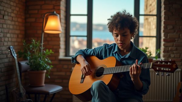 Comment progresser à la guitare avec des cours à Marseille